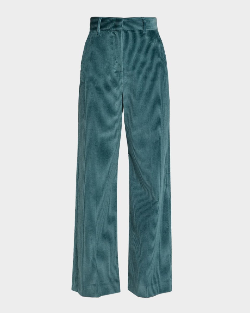 Tania Wide-Leg Corduroy Trousers